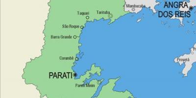 Kart av Parati kommune