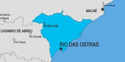 Kart over Rio de Janeiro kommune