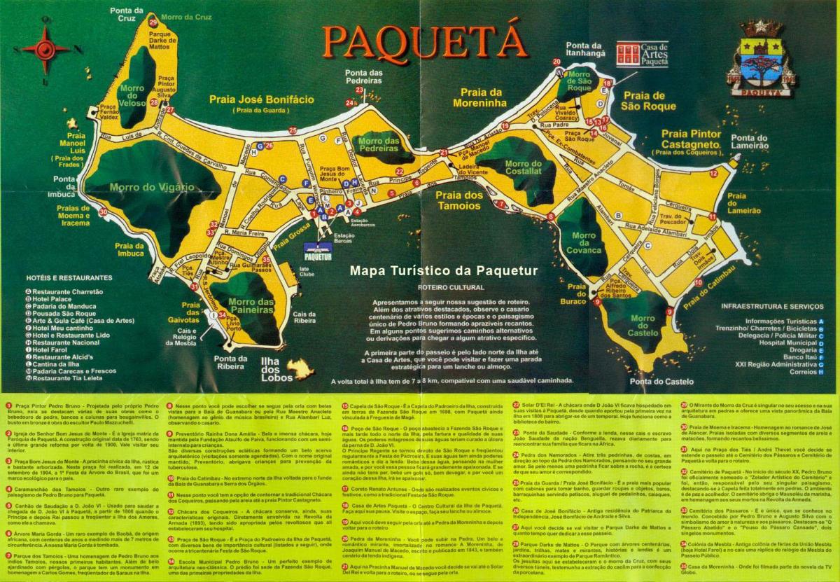 Kart over Paquetá