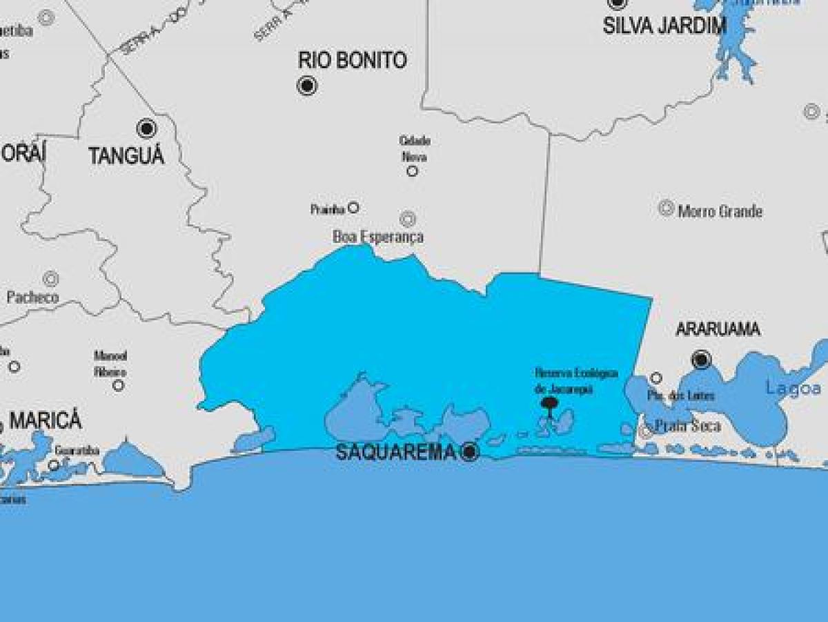 Kart over Sawuarema kommune