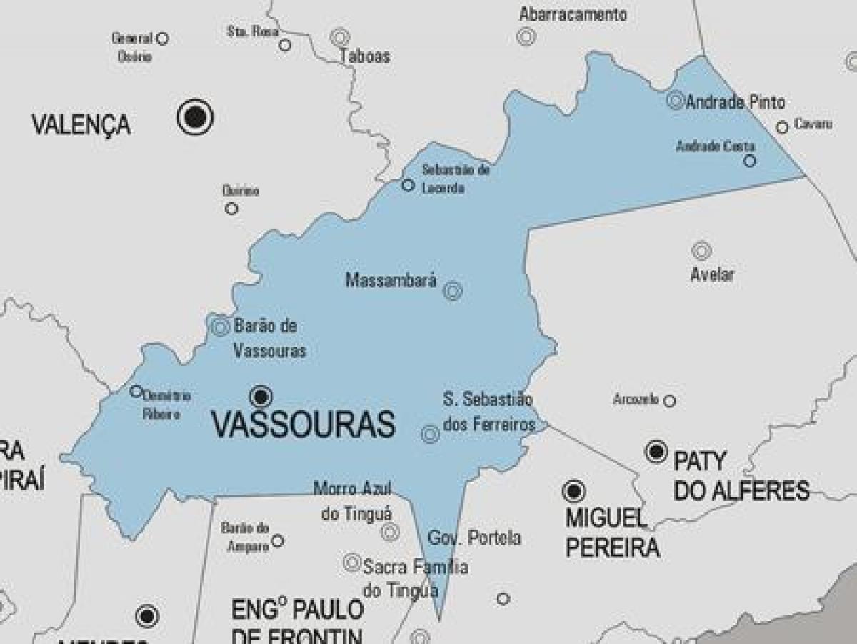 Kart over Varre-Sai kommune