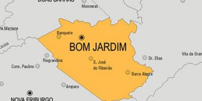 Kart av Bom Jardim kommune