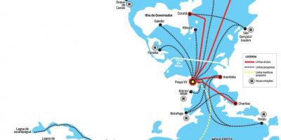 Kart av CCR Barcas