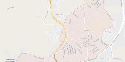 Kart over Curicica