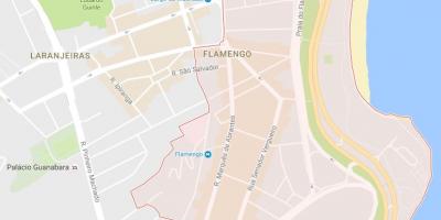 Kart av Flamengo