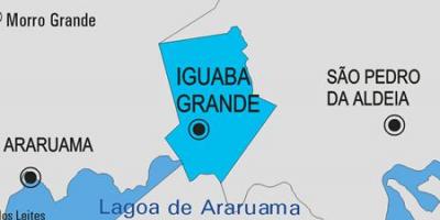 Kart over Iguaba Grande kommune