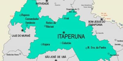 Kart over Itaperuna kommune