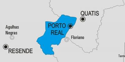 Kartet av Porto Real kommune