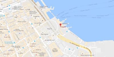 Kart av Praça Quinze