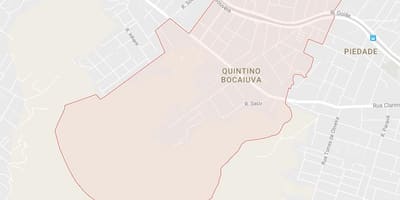 Kart over Quintino Bocaiúva