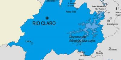 Kart over Rio Claro kommune