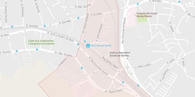 Kart av São Francisco Xavier