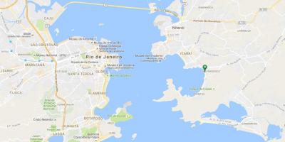 Kart over stranden São Francisco
